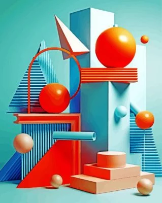 3D Abstract Paint By Number