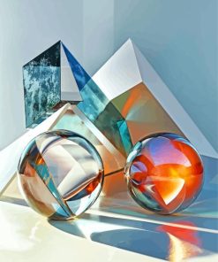 3D Geometric Shapes Paint By Number