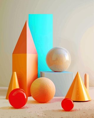 3D Geometric Art Paint By Number