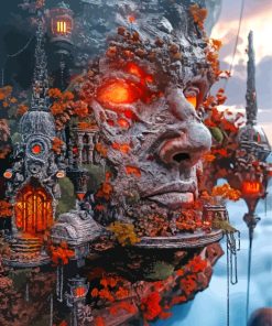 3D Weird Face Paint By Number