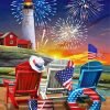 4th Of July Celebrate By Sea Paint By Number