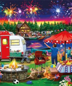 4th Of July Celebration Paint By Number