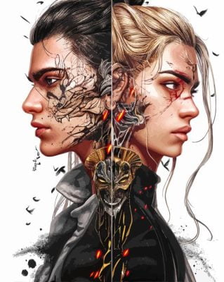 Acotar Characters Art Paint By Number