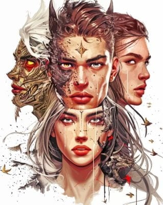 Aesthetic Acotar Characters Art Paint By Number