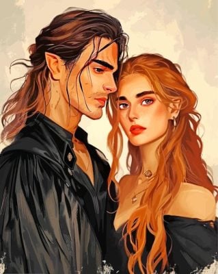 Aesthetic Acotar Couple Paint By Number