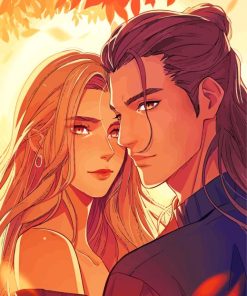 Romantic Acotar Couple Paint By Number