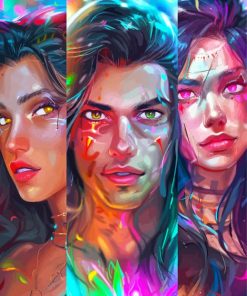 Cool Acotar Characters Paint By Number