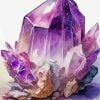 Amethyst Crystal Art Paint By Number