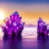 Amethyst Crystal Purple Art Paint By Number