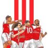 Arsenal Players Art Paint By Number