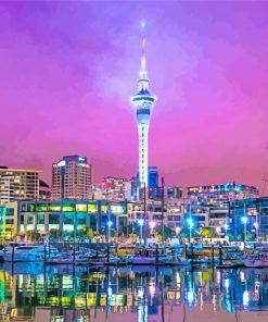 Auckland Night Paint By Number