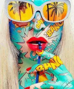 Bang Tattoo Girl paint by number