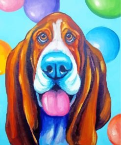 Basset Hound Dog Paint By Number
