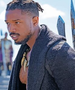 Black Panther Killmonger Paint By Number