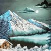 Bob Ross Winter Night Scene Paint By Number