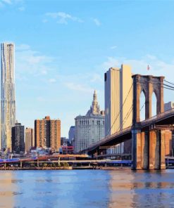 Brooklyn Bridge New York Paint By Number