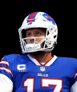 Buffalo Bills Josh Allen Paint By Number