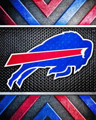 Buffalo Bills Logo Paint By Number