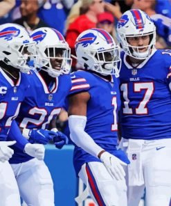 Buffalo Bills Football Team Paint By Number