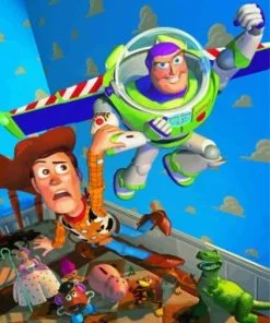 Buzz Lightyear And Woody Paint by Numbers