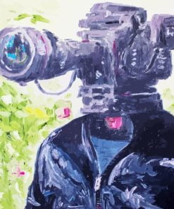 Cameraman Art Paint By Number