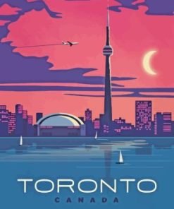 Canada Toronto City Paint By Numbers