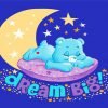 Care Bear Grumpy Sleeping Paint By Number