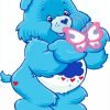 Care Bear Grumpy And Butterfly Paint By Number