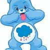 Care Bears Grumpy Cartoon Paint By Number