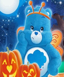 Care Bear Grumpy Halloween Paint By Number