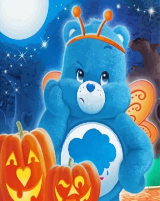 Care Bear Grumpy Halloween Paint By Number