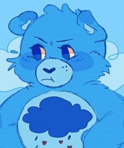 Care Bear Grumpy Paint By Number