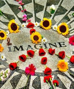 Central Park Strawberry Fields NY Paint By Number