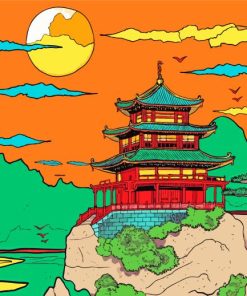 China Scenery Paint By Number