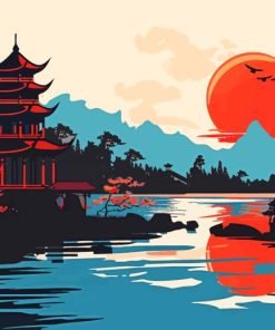 China Scenery Asia Paint By Number