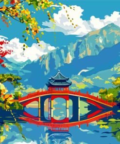 Chinese Scenery Art Paint By Number