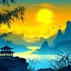 Chinese Scenery Paint By Number