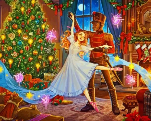 Christmas Nutcracker Ballet Paint By Numbers