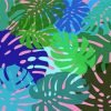 Colorful Monstera Leaves Paint By Numbers