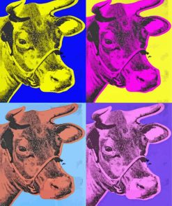 Cows Pop Art Andy Warhol Paint By Number