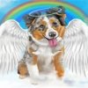 Cute Dog Angel Art Paint By Number