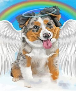 Cute Dog Angel Art Paint By Number