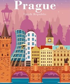 Czech Republic Prague paint by numbers