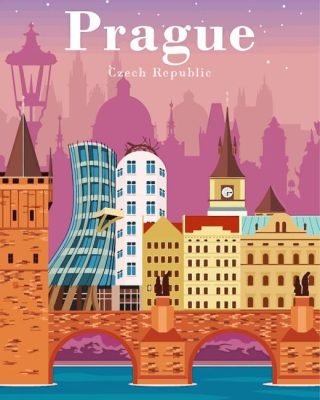 Czech Republic Prague paint by numbers