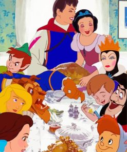 Disney Thanksgiving paint by number