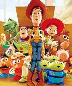 Disney toy story paint by number