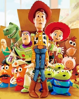 Disney toy story paint by number