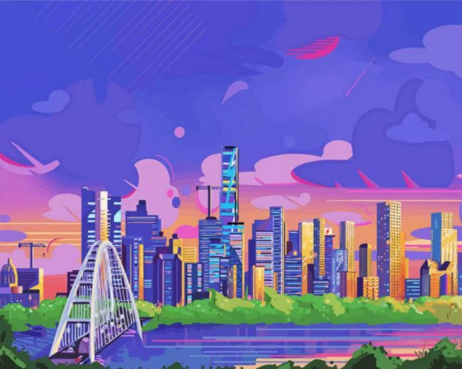 Edmonton City Paint By Numbers Edmonton City Paint By Number