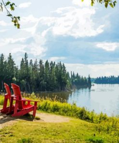 Elk Island National Park Paint By Number