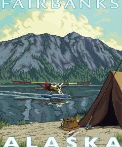 Fairbanks Poster Paint By Number